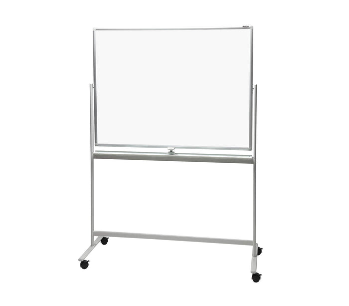 Mobile Pivoting Double Sided Whiteboard 900 x 1200mm On Stand BVLML0912