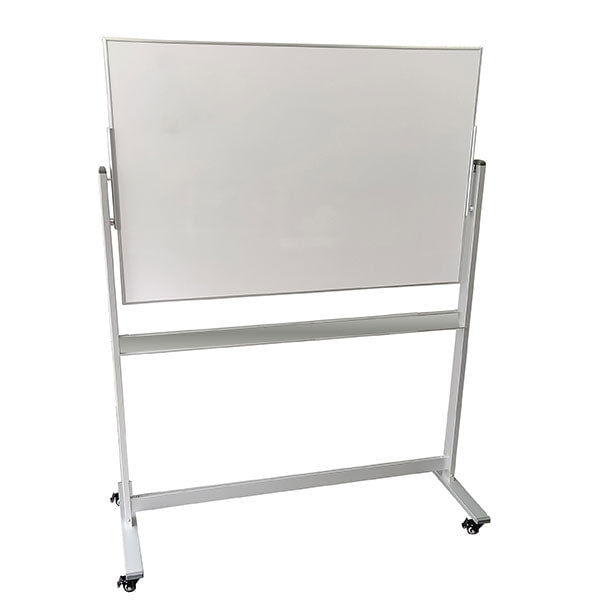 Mobile Porcelain Double Sided Whiteboard 1200 x 900mm On Stand AOQTMWI1209A