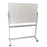 Mobile Porcelain Double Sided Whiteboard 1200 x 900mm On Stand AOQTMWI1209A