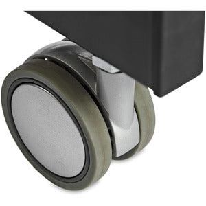 Mobile Standing Desk, Portable Sit Stand Ergonomic Height Adjustable Cart on Wheels, Rolling Computer/Laptop Workstation Table with Locking One-Touch Lift for Teachers/Students IM5142548