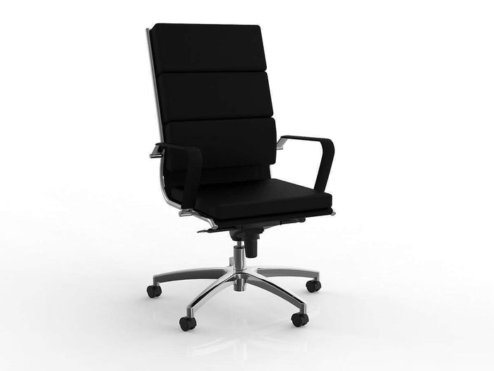 Moda Highback Leather Executive Chair, Unassembled KG_MODH_L__KD