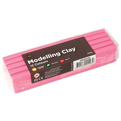 Modelling Clay - EC Pink 500gm CX227627