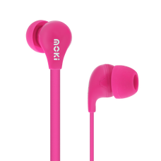 Moki 45° Comfort Buds In-Ear Earphones - Pink MKACC-HP45P
