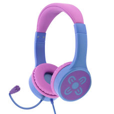 Moki ChatZone Headphones + Boom Microphone - Pink/Purple MKACC-HPCZPP