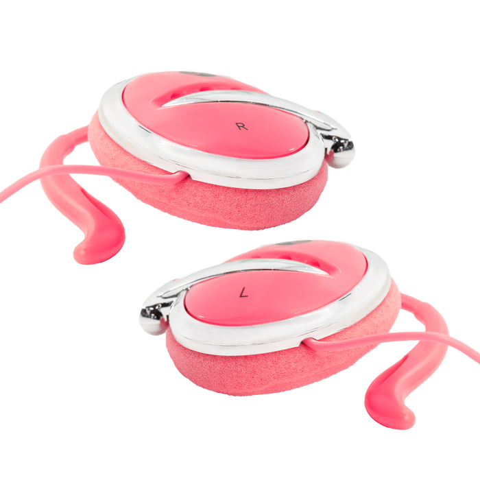 Moki Clip On Earphones - Pink MKACC-HCOLP