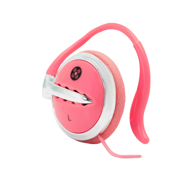 Moki Clip On Earphones - Pink MKACC-HCOLP