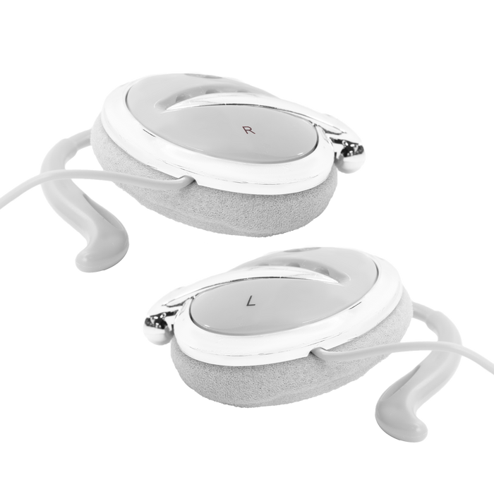 Moki Clip On Earphones - White MKACC-HCOW
