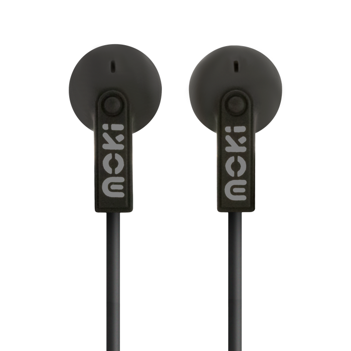 Moki Dots Noise Isolation Earbuds - Black MKACC-HPDOTK