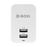 Moki Dual USB Wall Charger - White MKACC-MUSBWW
