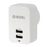 Moki Dual USB Wall Charger - White MKACC-MUSBWW