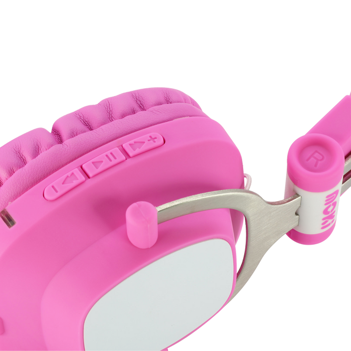 Moki EXO Kids Wireless Headphones - Pink MKACC-HPEXKP