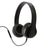 Moki Flip Headphones + Removable 3.5mm Audio Cable & In-line Mic - Black MKACC-HPFLBK
