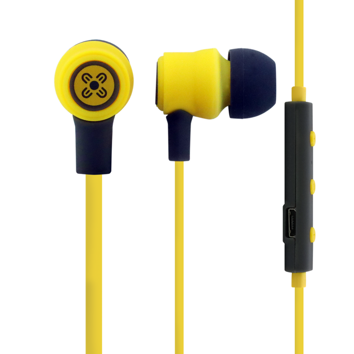 Moki FreeStyle Bluetooth Wireless Earphones Yellow MKACC-HPFREY
