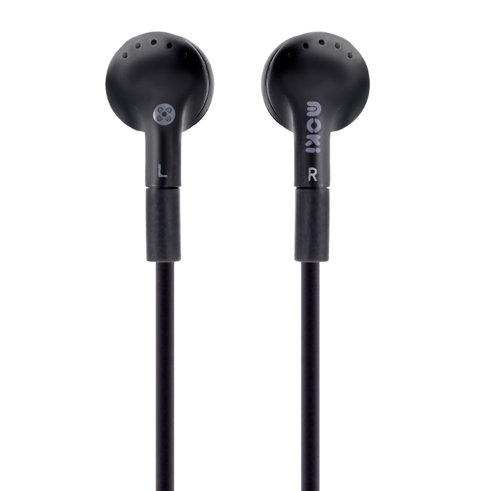 Moki In-Ear Earphones With Noise Isolation - Black MKACC-HCBB