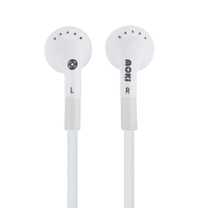 Moki In-Ear Earphones With Noise Isolation - White MKACC-HCBW