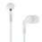 Moki In-Ear Earphones With Noise Isolation - White MKACC-HCBW