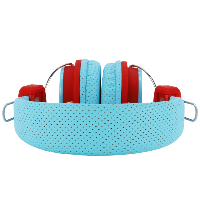 Moki Kid Safe Headphones Volume Limited Over Ear - Blue/Red MKACC-HPKSBR