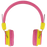 Moki Kid Safe Headphones Volume Limited Over Ear - Pink/Yellow MKACC-HPKSPY