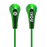 Moki Metallics Earphone - Green MKACC-HPMLCG
