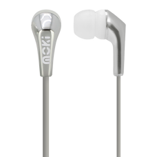 Moki Metallics Earphone - Silver MKACC-HPMLCS