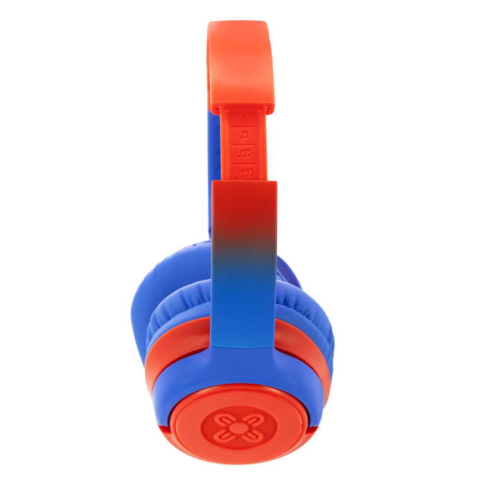 Moki Mixi Kids Volume Limited Wireless Headphones - Blue Red MKACC-HPMIXBR