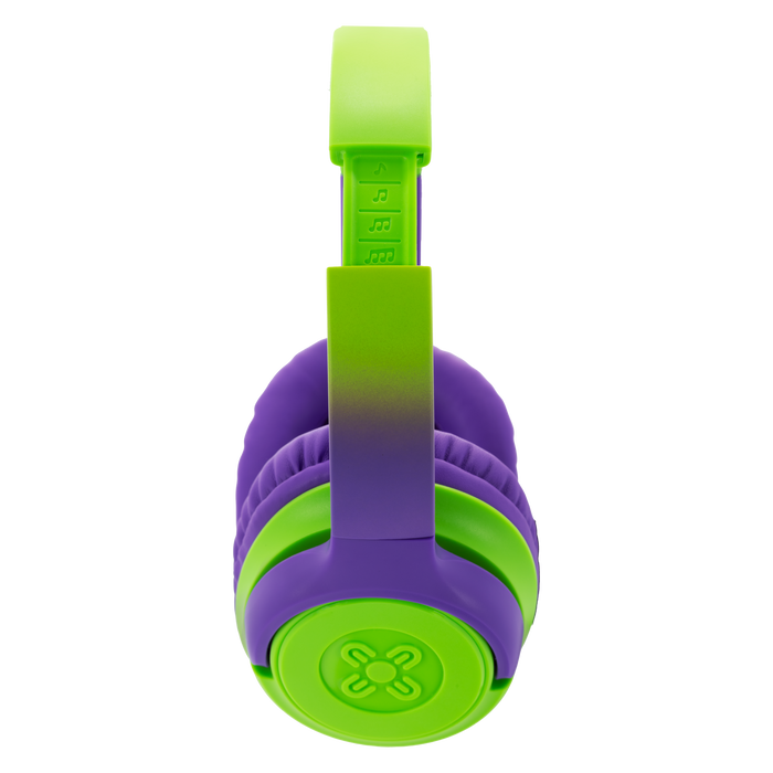 Moki Mixi Kids Volume Limited Wireless Headphones - Green Purple MKACC-HPMIXGP