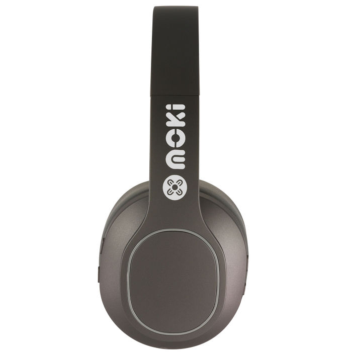 Moki Navigator Noise Cancelling Wireless Over-Ear Headphones - Grey MKACC-HPKNCGY