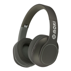 Moki Navigator Noise Cancelling Wireless Over-Ear Headphones - Grey MKACC-HPKNCGY