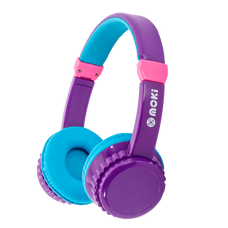 Moki Play Safe Wireless Volume Limited Headphones for Kids - Purple /Aqua MKACC-HPPSPA