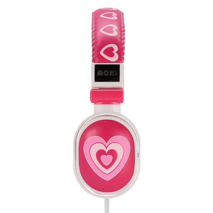 Moki Popper On-Ear Headphones - Hearts 3 MKACC-HPPON