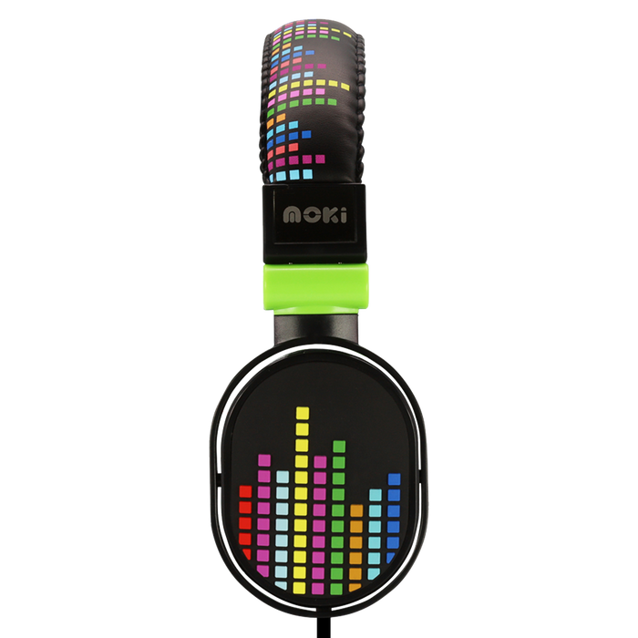 Moki Popper On-Ear Headphones - Levels Black MKACC-HPPOE