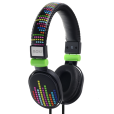 Moki Popper On-Ear Headphones - Levels Black MKACC-HPPOE