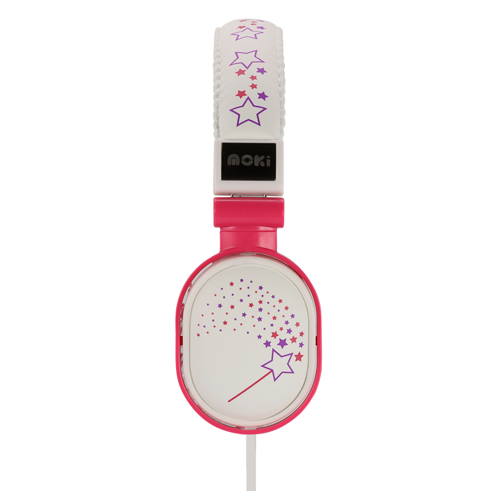 Moki Popper On-Ear Headphones - Sparkles White MKACC-HPPOD