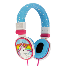 Moki Poppers On-Ear Headphones - Unicorn MKACC-HPP17A