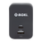 Moki Wall Charger + Type-C + USB - Black MKACC-MTCWP