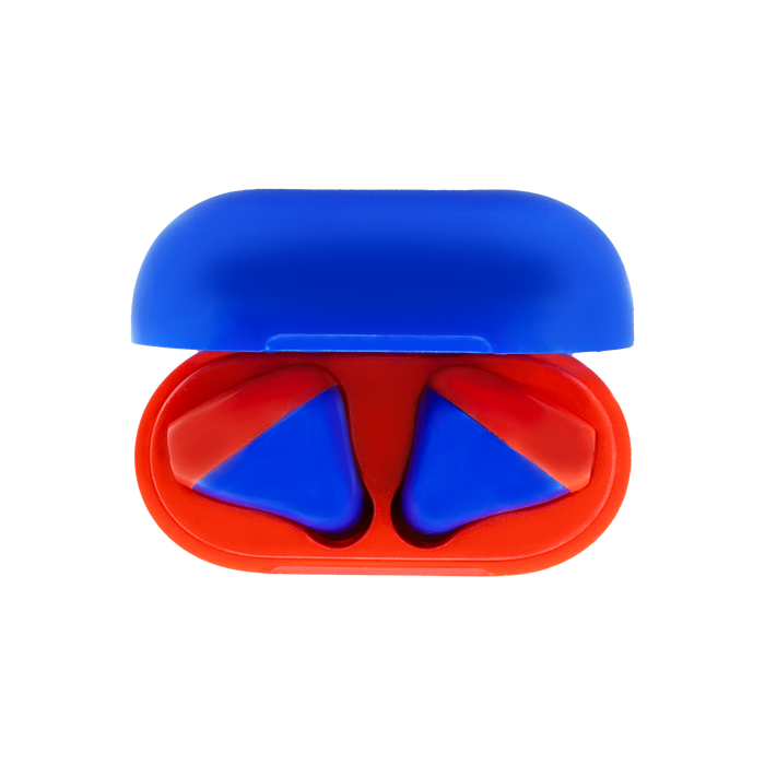 MokiPods Mini TWS Earphones for Kids Volume Limited - Red/Blue MKACC-MPMPMRB