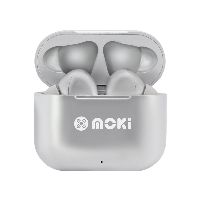 MokiPods True Wireless Stereo Earbuds - Silver MKACC-TWSMPSV