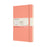 Moleskine 130mm x 210mm Art Bullet Hard Cover Journal, Coral Pink CXMARTBULNT3D20