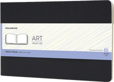 Moleskine 130mm x 210mm Art Cahier Sketch Album, Black CXMARTSKA3