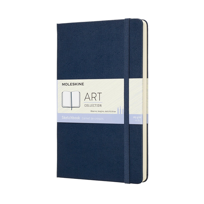 Moleskine 130mm x 210mm Art Sketchbook Sapphire, Blue CXMARTQP063B20