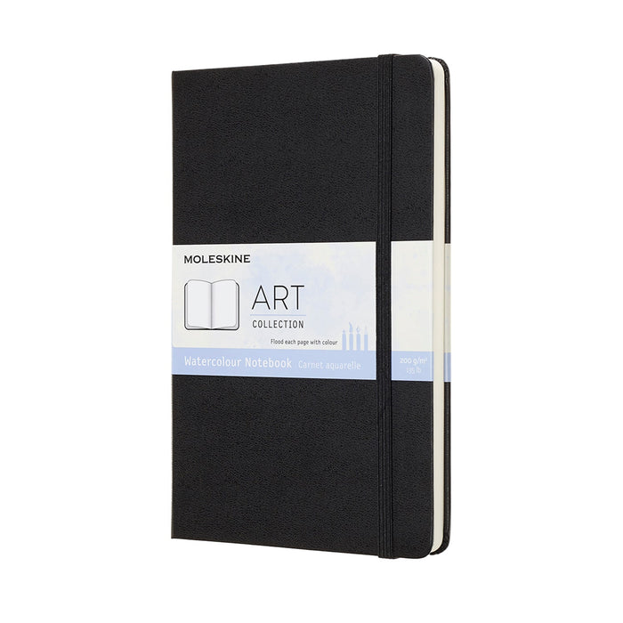 Moleskine 130mm x 210mm Art Watercolor Portrait, Black CXMARTQP084