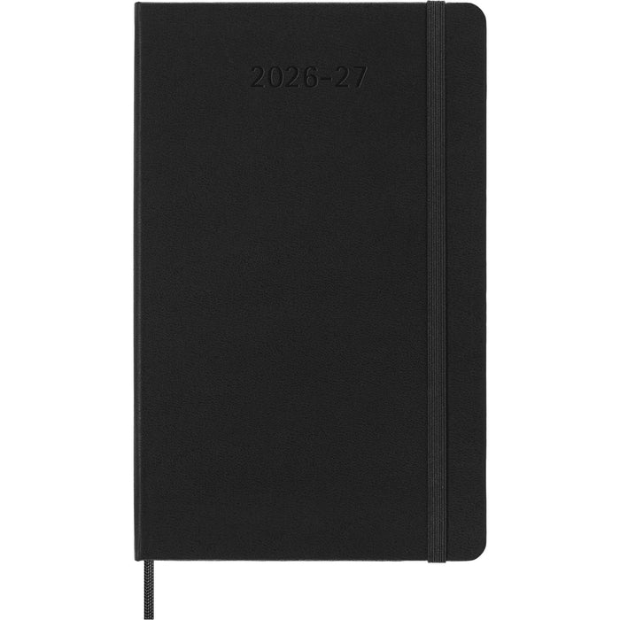 Moleskine 2026/2027 18 Months Daily Planner, Hard Cover, 130mm × 210mm Large, Black CX1002553