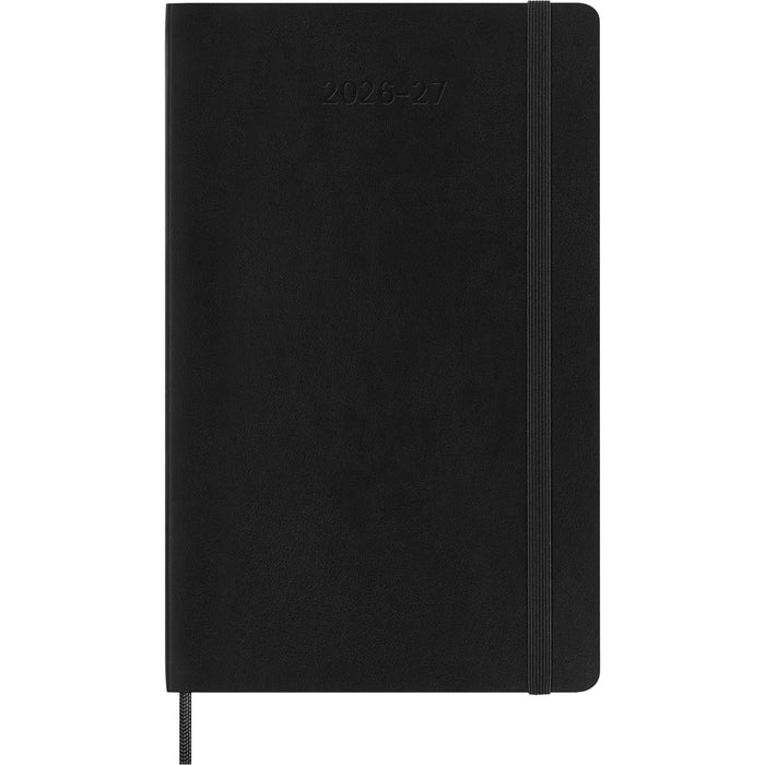 Moleskine 2026/2027 18 Months Daily Planner, Soft Cover, 130mm × 210mm Large, Black CX1002555