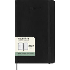 Moleskine 2026/2027 Diary, 18 Months Weekly + Notes, Soft Cover, 130mm × 210mm Large, Black CX1002557