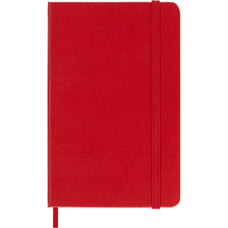 Moleskine 90mm x 140mm Pocket Size Diary, 12 Month, Hard Cover, Scarlet Red CXMDHF212DC2Y24