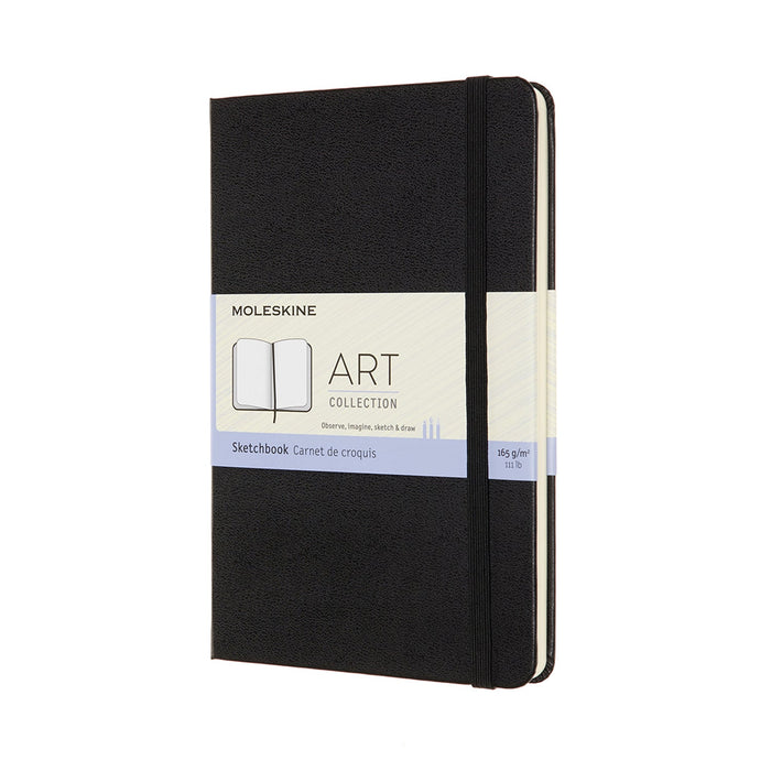 Moleskine Art Sketchbook, 115mm x 175mm Medium Size, Black CXMARTQP054