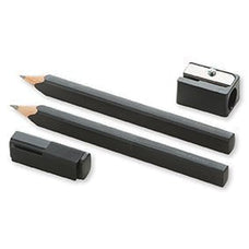 Moleskine Black Pencil Set with Sharpener CXMEW1PSA