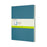 Moleskine Cahier Journal, 190mm x 250mm XL Size, Plain, Brisk Blue, 3 Pack CXMCH023B44