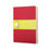 Moleskine Cahier Journal, 190mm x 250mm XL Size, Plain, Cranberry Red, 3 Pack CXMCH123