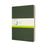 Moleskine Cahier Journal, 190mm x 250mm XL Size, Plain, Myrtle Green, 3 Pack CXMCH023K15